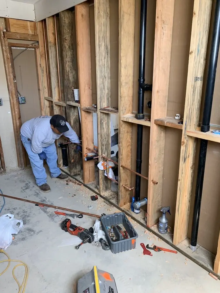 Commercial rough-in plumbing for Water Heater Replacement in North Patchogue
